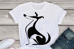 Cute Dog black silhouette SVG PNG, Dog SVG Clipart, Pet Silh Product Image 1