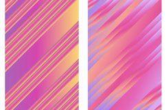 Lined Gradient Pink Backgrounds Pack Product Image 1