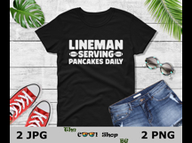Lineman Png, Lineman Serving Pancakes Daily, Football Png Product Image 2