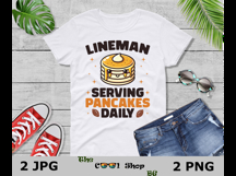 Lineman Png, Lineman Serving Pancakes Daily, Football Png Product Image 3