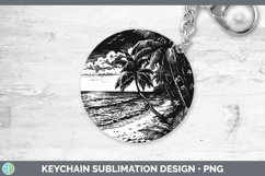GorgeousLinocut Keychain design.