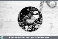 GorgeousLinocut Keychain design.