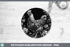 GorgeousLinocut Keychain design.
