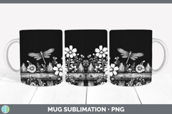 GorgeousLinocut Cottage Mug Wrap design.