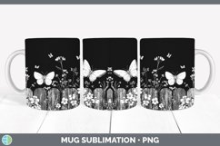 GorgeousLinocut Cottage Mug Wrap design.