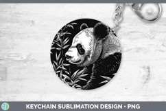 GorgeousLinocut Keychain design.