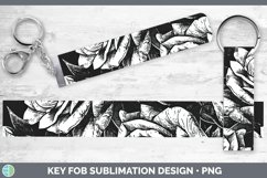 GorgeousLinocut Key Fob design.