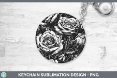 GorgeousLinocut Keychain design.