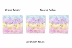 Abstract spiral tumbler,Unicorn tumbler,Skinny tumbler wrap Product Image 3