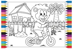 coloring animal cartoon for kids Product Image 1
