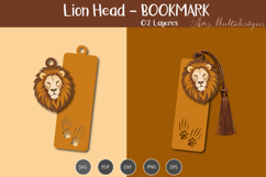 Lion Bookmark SVG Product Image 1