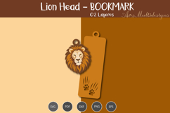 Lion Bookmark SVG Product Image 3