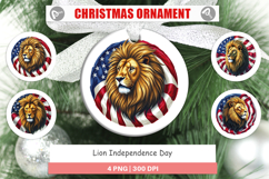 Ornament Lion 4th of July Product Image 1