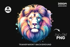Lion Sublimation PNG Clipart
