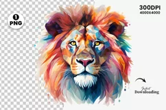 Lion Sublimation Clipart