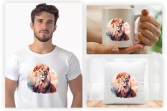 Lion Sublimation PNG Clipart