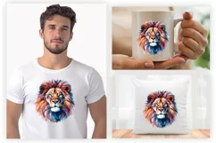 Lion Sublimation PNG Clipart