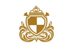 Royal Heraldic Crest design vector Template Product Image 1