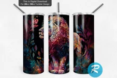 Lion Neon 20oz/30oz Skinny Tumbler Product Image 2