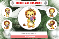 Ornament Lion Spring Bouquet Product Image 1