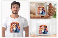 Lion Sublimation Clipart