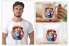 Lion Sublimation Clipart