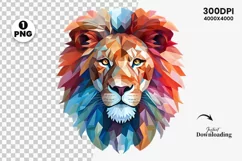 Lion Sublimation Clipart