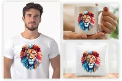 Lion Sublimation Clipart