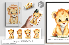 Digital Paper Lion Wildlife Product Image 1