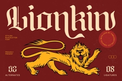 Lionkin - Stylish Blackletter Font Product Image 1