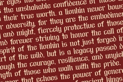 Lionkin - Stylish Blackletter Font Product Image 13