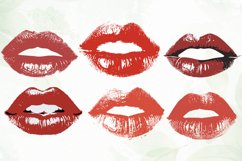 Lip Print Valentine’s Day SVG PNG Product Image 3