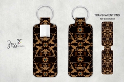 Ornate Hummingbird Lip Balm Holder Sublimation Design Product Image 5