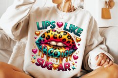 Valentines Day PNG, Lips Like Sugar PNG, Love, Heart PNG Product Image 1
