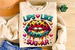 Valentines Day PNG, Lips Like Sugar PNG, Love, Heart PNG Product Image 2