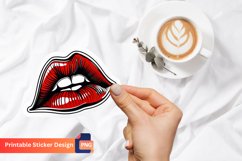 Lips Sticker, Lip Art Sticker, Glossy Lips Sticker Product Image 1