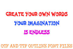 Liquid Grooves Alphabet Font Lettering ABC Slime OTF TTF Product Image 3