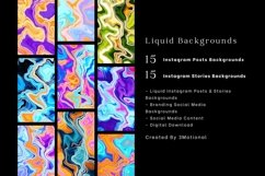 Liquid Instagram Post Story Backgrounds Product Image 10