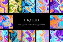 Liquid Instagram Post Story Backgrounds Product Image 3