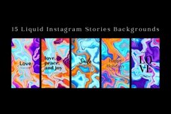 Liquid Instagram Post Story Backgrounds Product Image 4