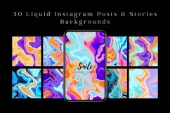 Liquid Instagram Post Story Backgrounds Product Image 5