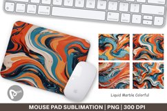 Mouse Pad Colorful Marble Product Image 1