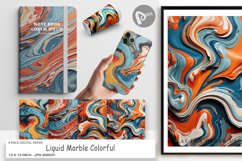 Digital Paper Colorful Marble Product Image 1