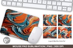 Mouse Pad Colorful Marble Product Image 1