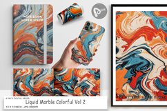 Digital Paper Colorful Marble Product Image 1