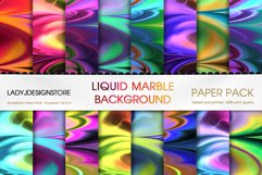 Liquid Marble Colorful Digital Seamless Paper Product Image 1
