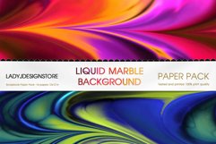 Liquid Marble Colorful Digital Seamless Paper Product Image 4