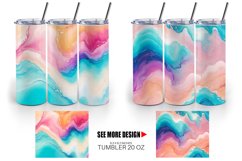 Liquid Painting Alcohol Inks | Tumbler Sublimation Wrap Product Image 2