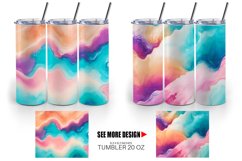 Liquid Painting Alcohol Inks | Tumbler Sublimation Wrap Product Image 3