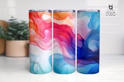 Liquid watercolor texture Sublimation Tumbler Design Product Image 7